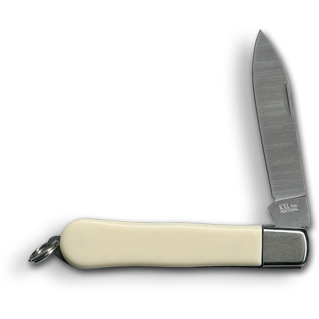 1 Blade Pocket Knife, White