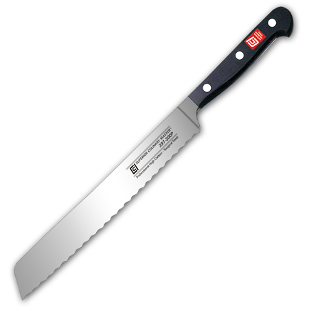 8" Chef‘s Bread Knife, Scalloped Edge