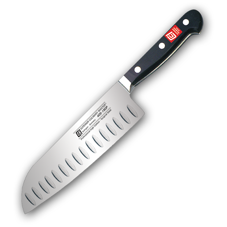 7" SANTOKU Knife, with Granton Blade