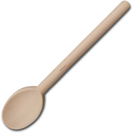 12" Wooden Spoon, Hardwood