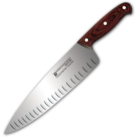 10" Chef‘s Knife, Granton & Wide Blade