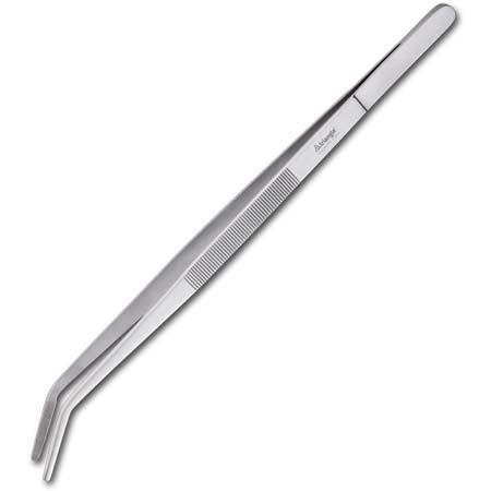 14" Competition Offset Tweezer, S.S.