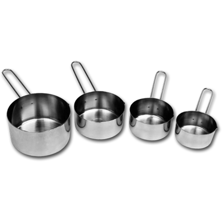 4 Pc. Measuring Cup Set, SS