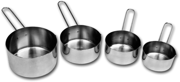 4 Pc. Measuring Cup Set, SS