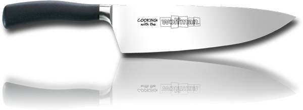 8" Chef's Knife, Forged (60mm Wide) with Wolfman Logo