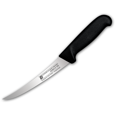 6" Boning Knife - Curved, Stiff Blade, 18mm Wide