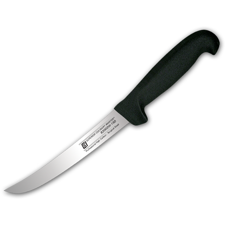 6" Boning Knife - Curved, Stiff Blade, 22mm Wide