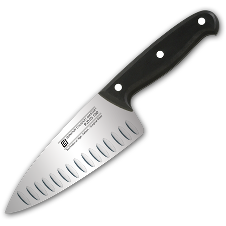 6" Chef‘s Knife, Granton and Wide Blade