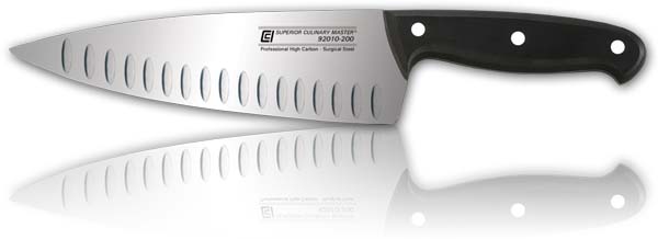 8" Chef‘s Knife, Granton & Wide Blade