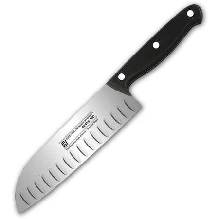 7" SANTOKU Knife, with Granton Blade