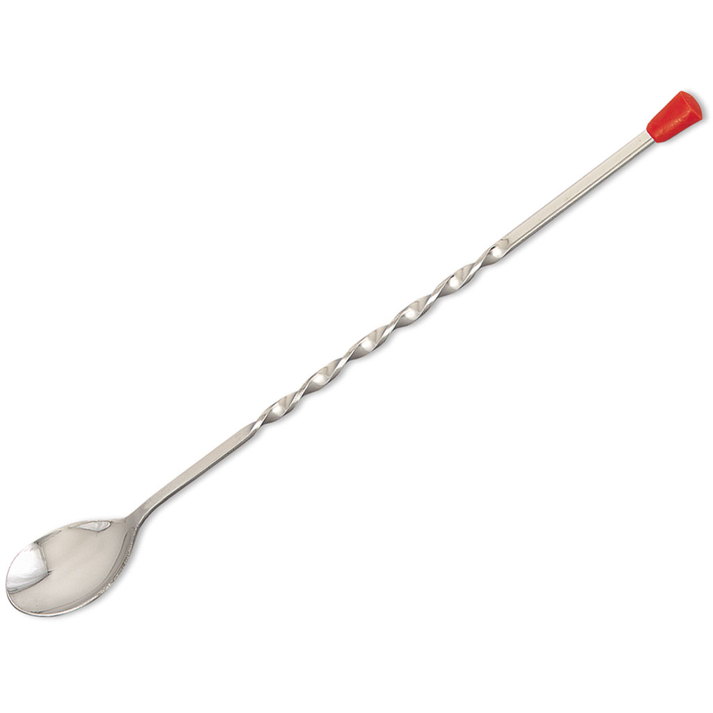 11" Bar Spoon, Red Knob