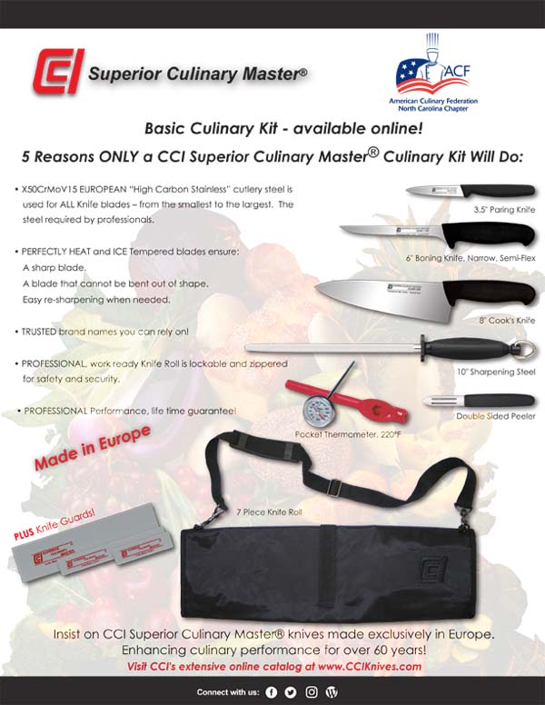 Basic Professional Culinary Knife Kit
