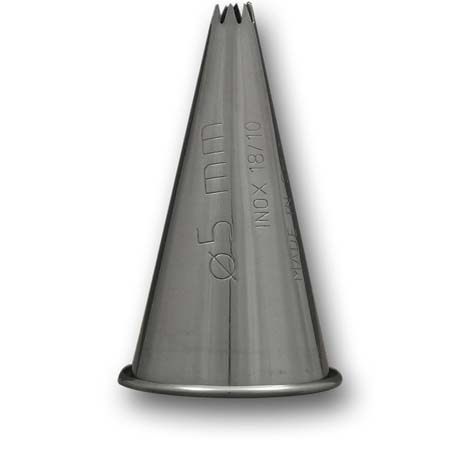 Star Tube - #E (5mm) SS, Professional Roll Top