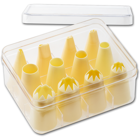 Large Piping Tip Set-Poly, 12 Pieces (larger tips)  (35% Off)
