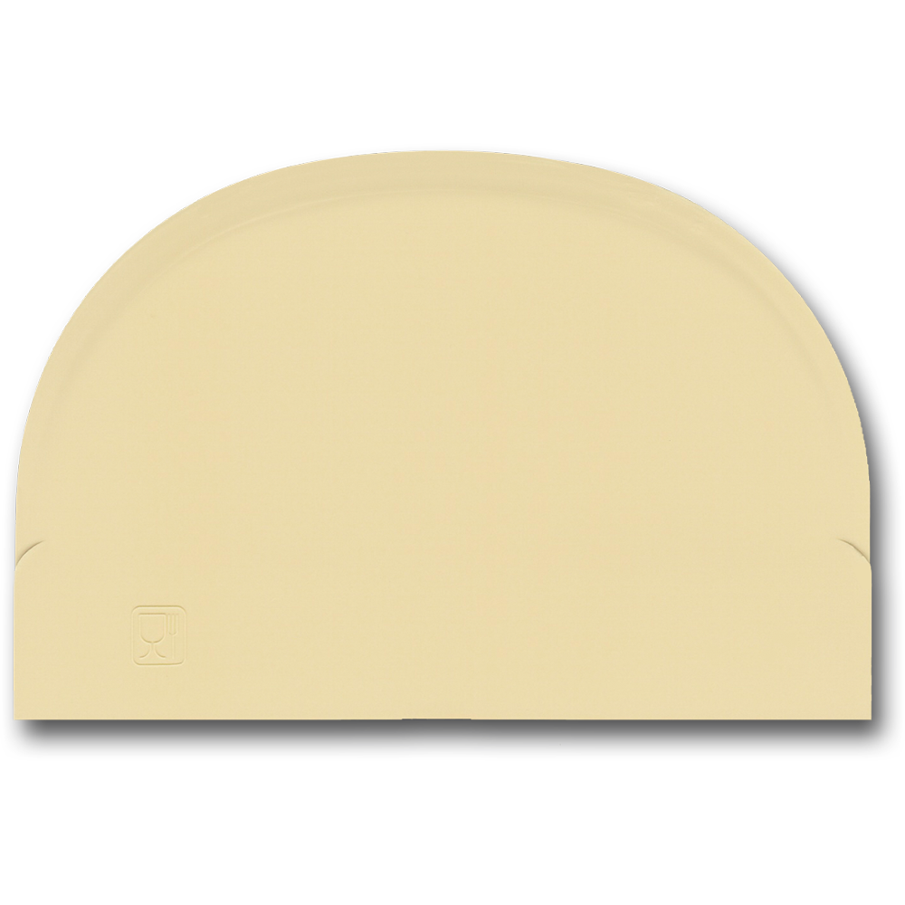 Bowl Scraper 11.3 x 7.5 cm (4.5" x 3"), Plastic Ivory